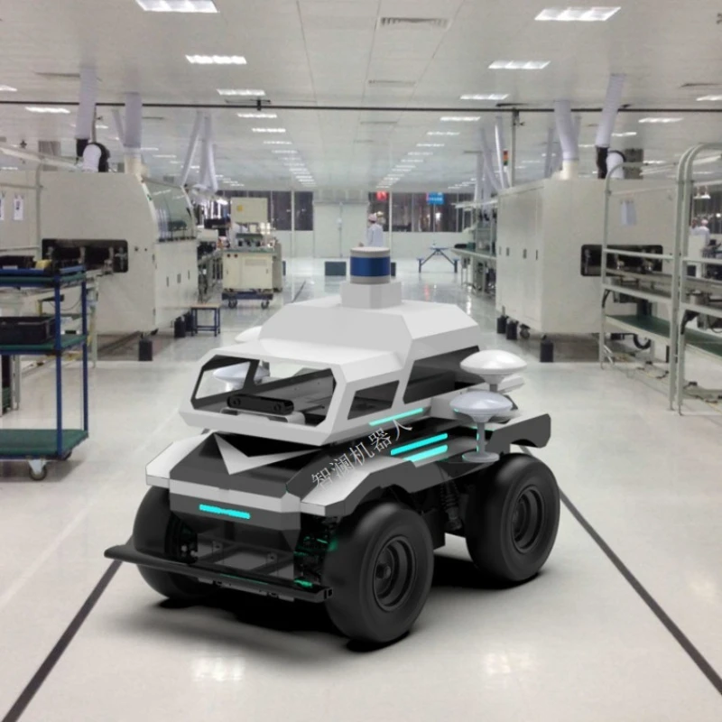 

Inspection robot, mobile chassis, Ackerman chassis, unmanned, remote control