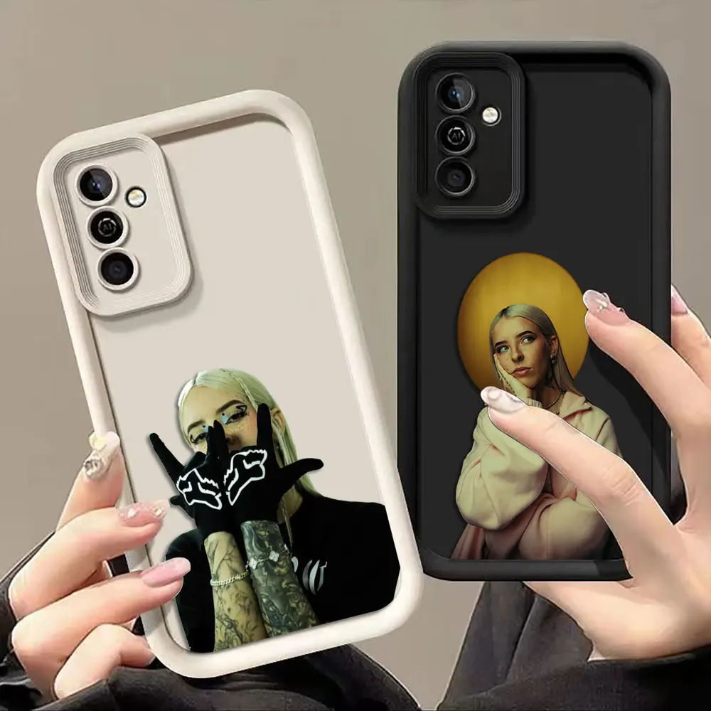 Funda para teléfono con diseño de póster Y-Young M-Miko, para Samsung Galaxy A13, A15, A16, A17, A22, A23, A25, A26, A32, A35, A36, A51, A52, A53, A55, A71, A73