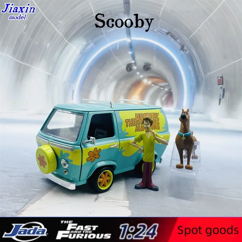 Jiada JADA1:24 Scooby-Doo animal bus model car model alloy simulation collection toy ornaments