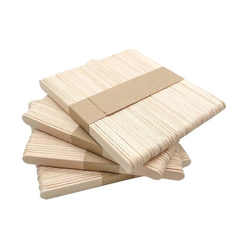 50 pezzi 11,5x1 cm bastoncini artigianali in legno naturale bastoncini ghiaccioli per artigianato casa scuola arti e mestieri, forniture per ceretta