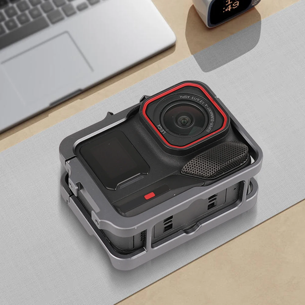 Алюминиевая каркасная клетка с холодным башмаком, металлический защитный чехол, каркас для Insta360 Ace Pro 2, для Insta360 Ace/Insta360 Ace Pro