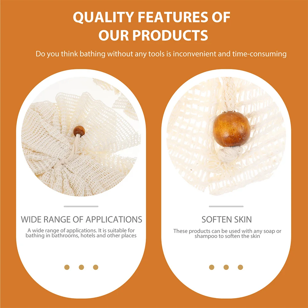 

4Pcs Premium Bath Loofah Shower Balls Body Scrubbers Deep Cleansing Massage Promote Blood Circulation Comfortable
