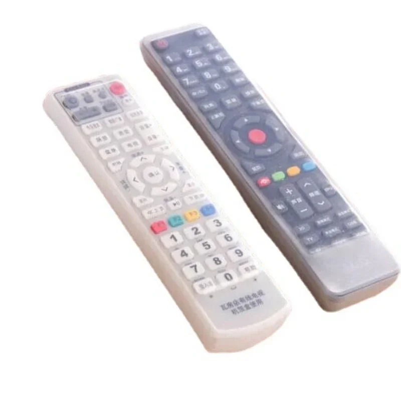 Remote Control Cover Silicone Transparent TV Remote Control Case Air Conditioning Dust Protect Storage Bag for Skyworth