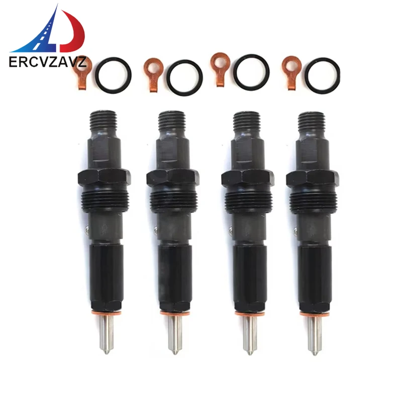 

4Pcs New Diesel Fuel Injectors set OEM 3932123 Fit for Cummins 4BT 3.9L Diesel Engine Truck Aftermarket Parts