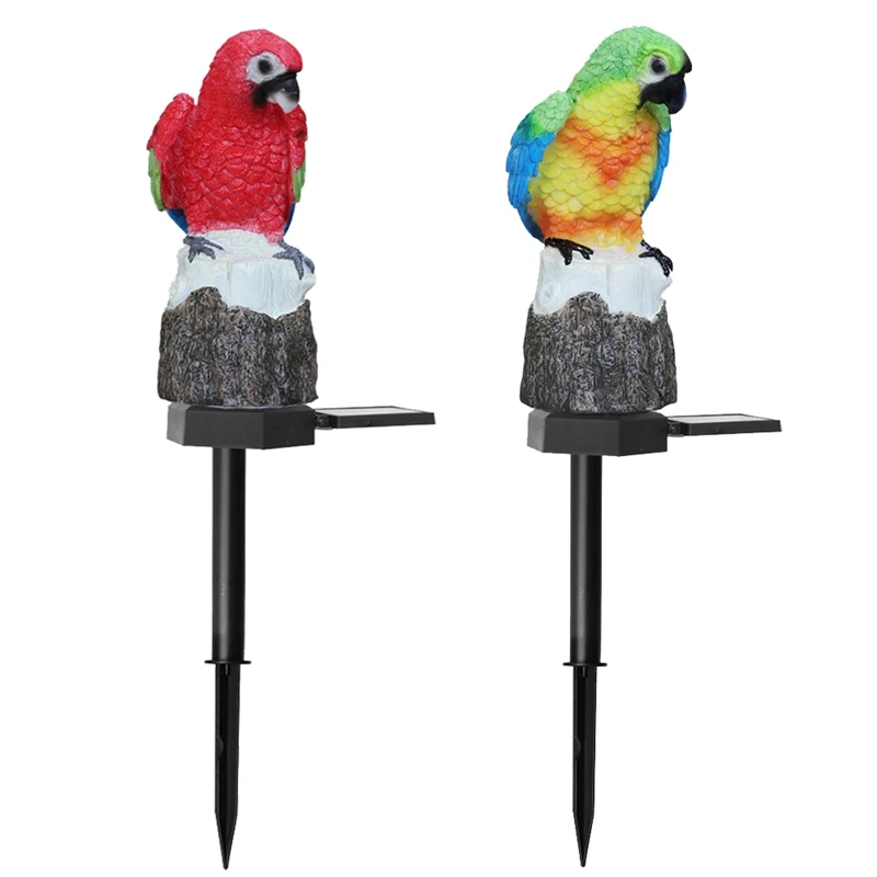 

Solar Powered Garden Light Outdoor Waterproof Parrot LED Lawn Lamp Garden Decor Landscape Night Animal Shape Lamp