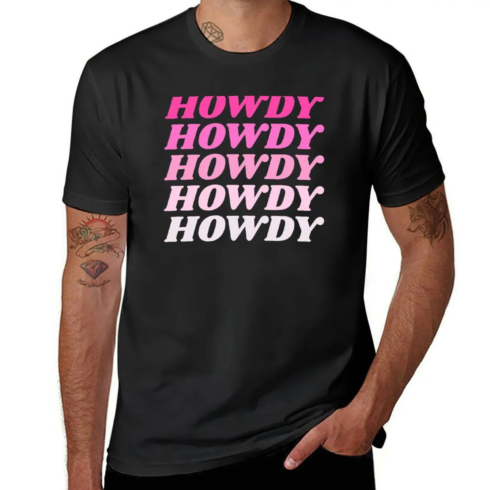 Howdy Howdy Howdy T-Shirt anime blanks mens t shirt