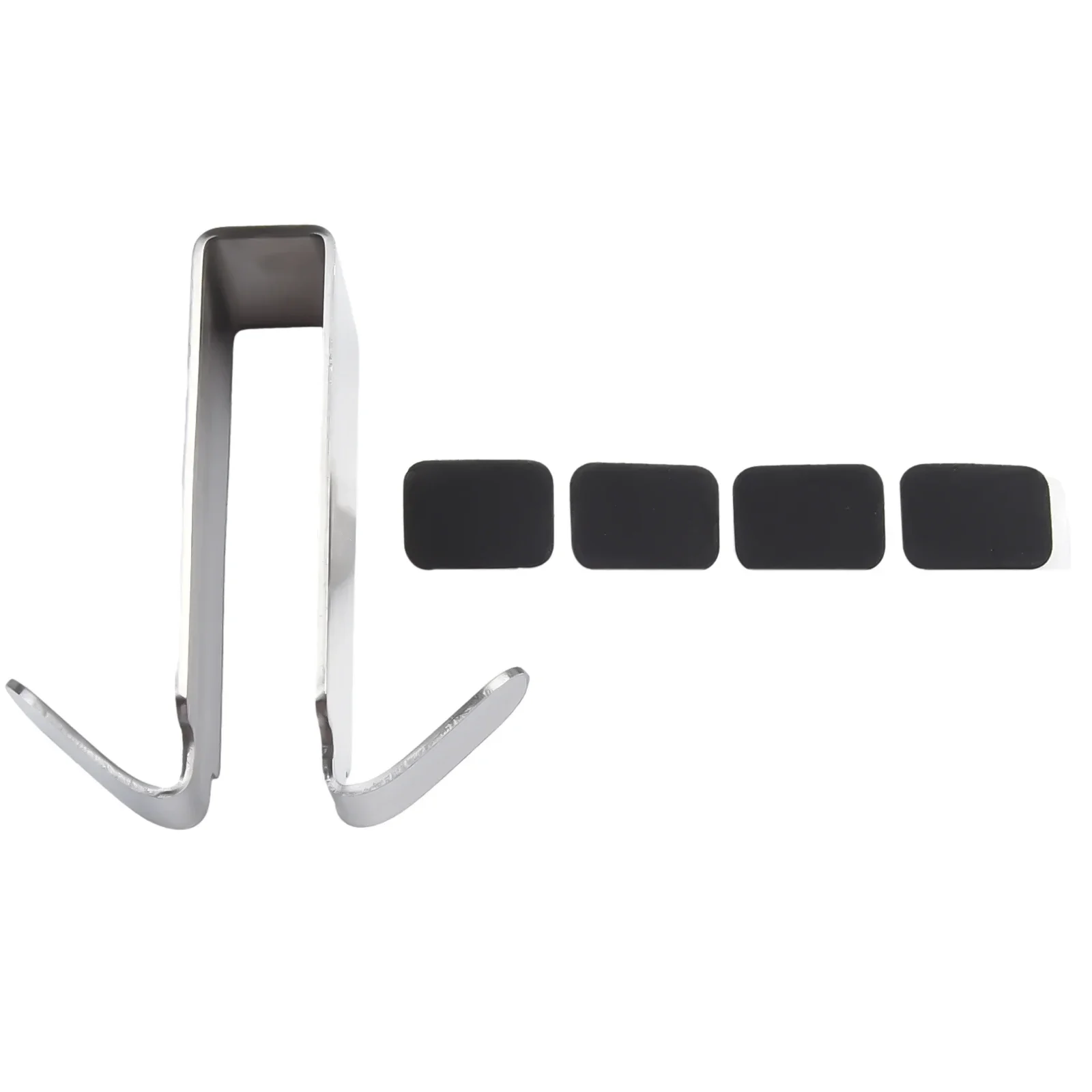 

Bathroom Shower Glass Door Hook Stainless Steel Glass Door Towel Hooks Rack Bathrobe Hanger Holder Back Type Hanging Wall Hooks