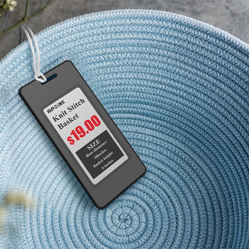 New Arrival 2.13 Inch E-ink Smart Clothing Tag E-ink Digital Price Tag Epaper Clothing Tag for Clothing Shop Easier Operate