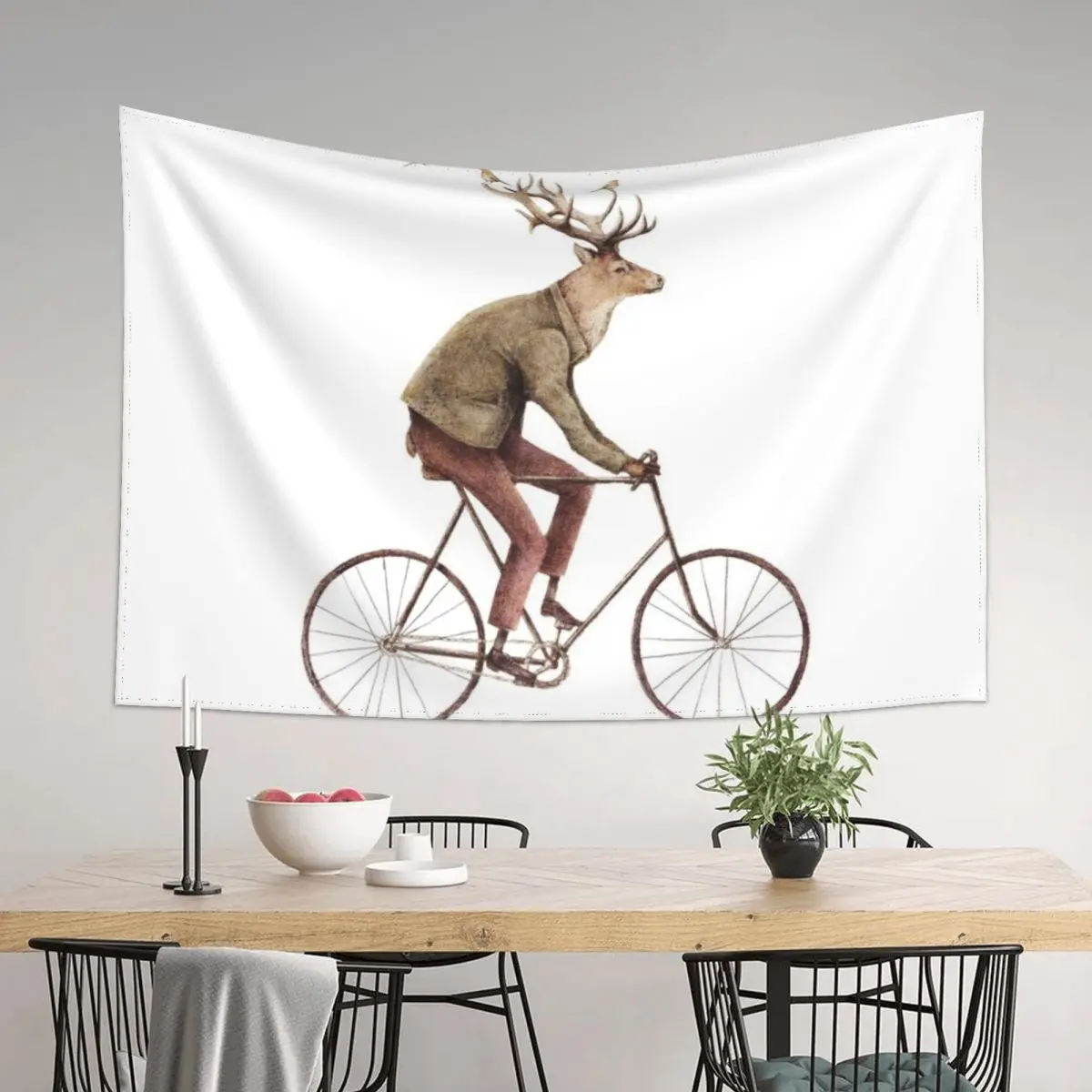 

Even a Gentleman rides Tapestry Wall Hanging Wall Wall Coverings Outdoor Decoration Home Supplies Tapestry