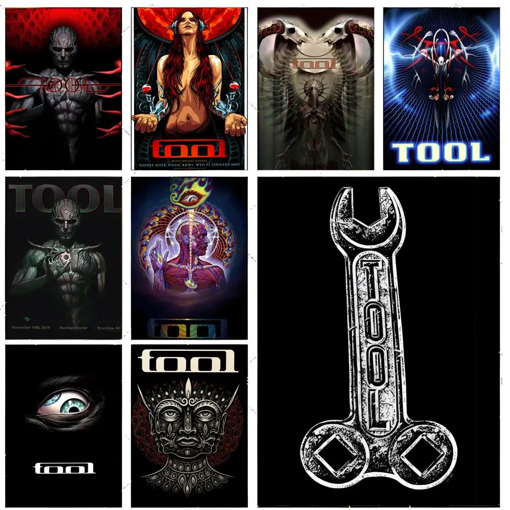 progressive metal T-Tool Band Poster Premium Decor Art & Gift for Household Lounge Home Ornaments