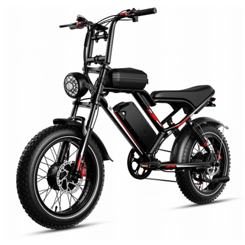 NEW S8Pro HiQiS mountain Electric Bike 2000W Motor 48V 25Ah Battery E-Bike 20 inch Tire 50km/h off road Electric Bicycles image 4