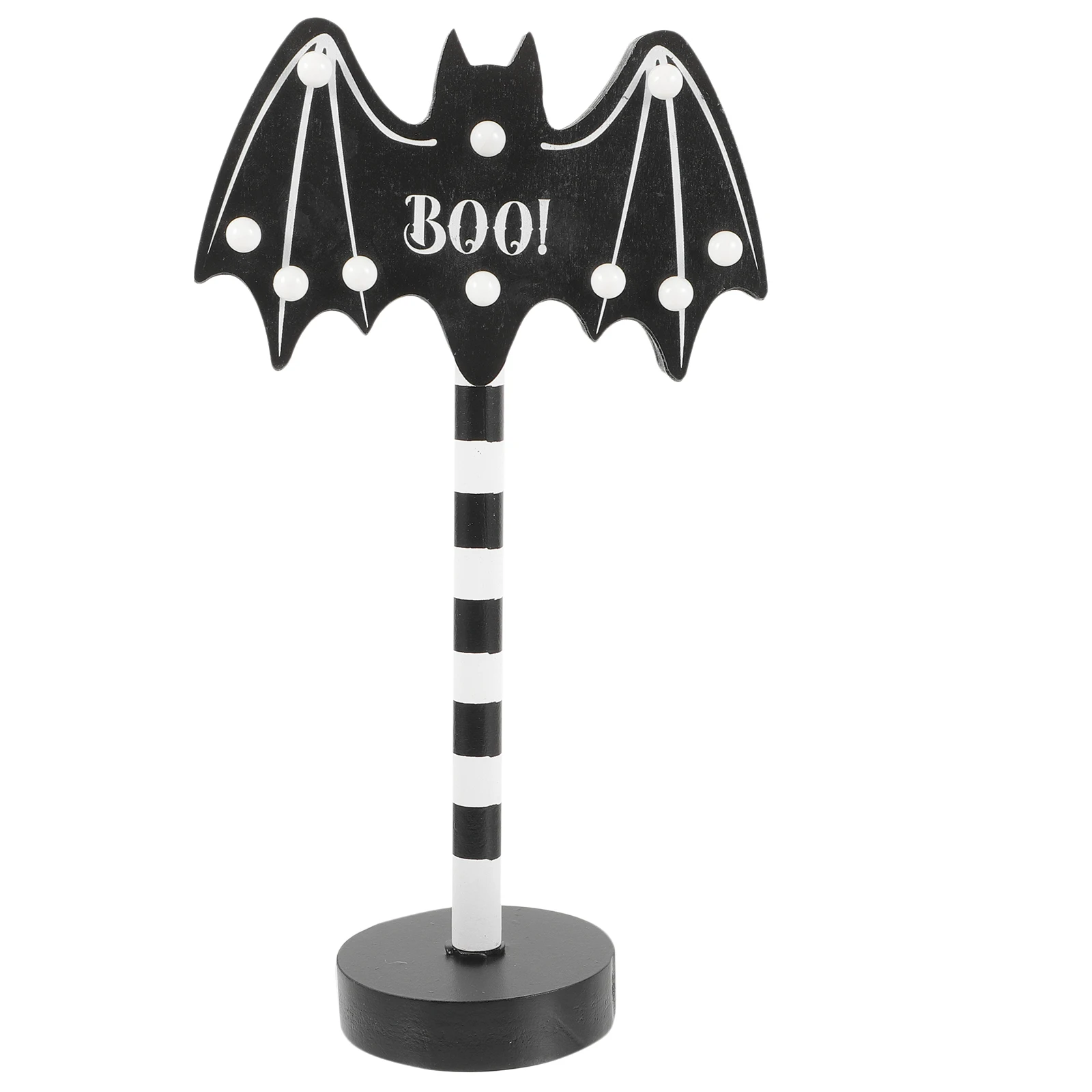 

Bat Night Light Halloween Party Decoration Indoor Lights Without Lamps Black Tabletop
