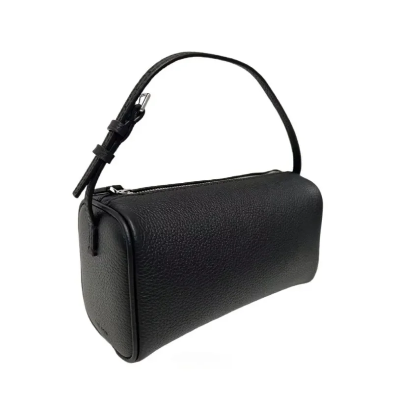

Pencil case, pencil pouch, niche mini square cowhide leather fashionable versatile underarm bag, handbag