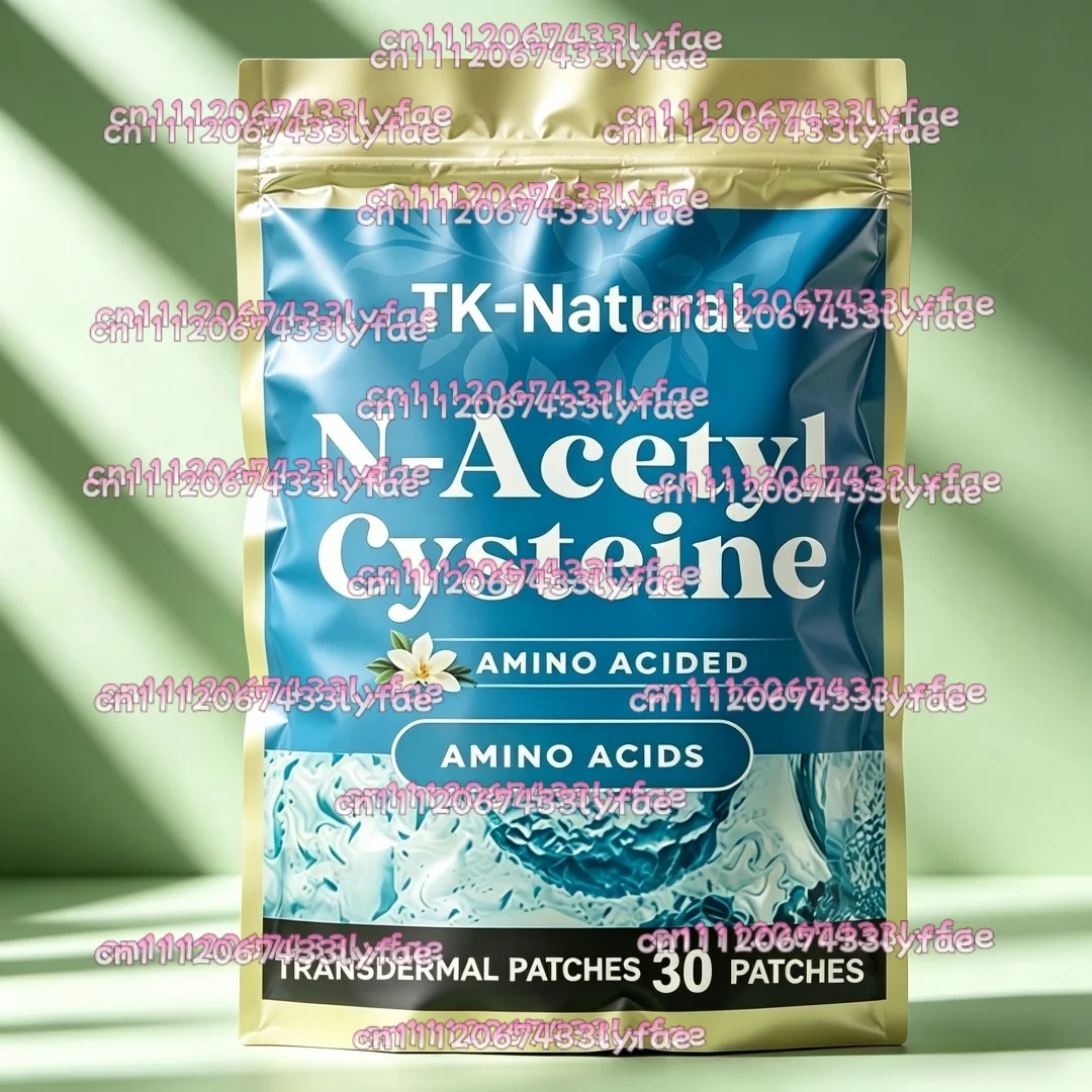 30 Patches N-Acetyl Cysteine (NAC) Transdermal Patches for Liver Cleanse Detox & Repair Plus Lung Health and Immunity Support