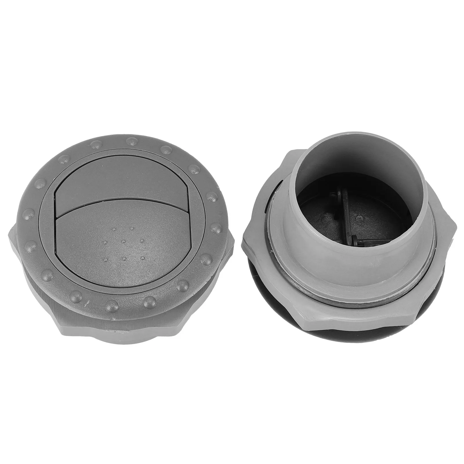 

2Pcs Rv Air Ventilation Outlet Covers Round Air Vent Louver Durable Vent Covers for Easy Installation and Cleaning