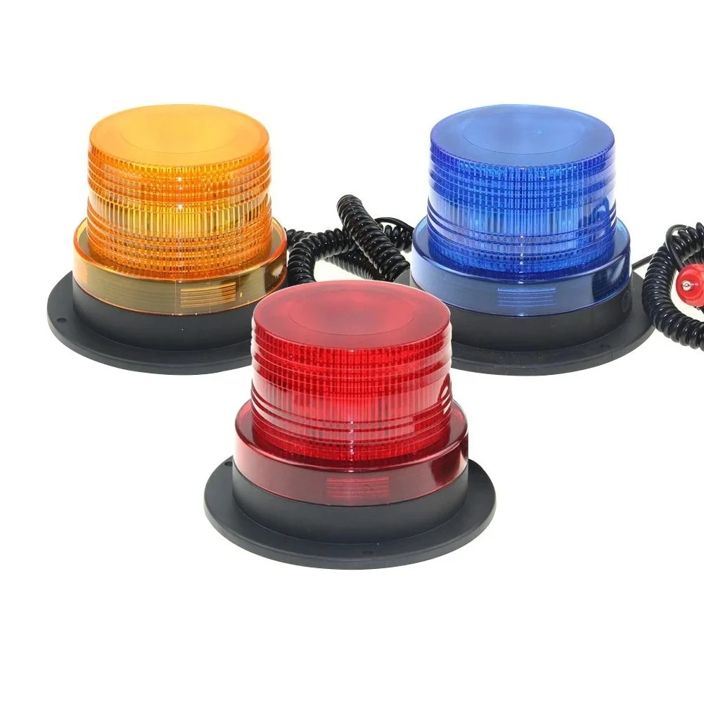 Magnetic Base Car Strobe light Circular LED Flashing Signal lamp Ceiling Police Emergency Lights Portable Warning Lighting