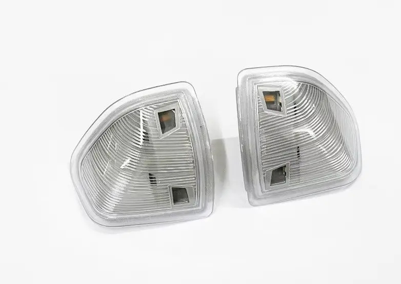 

LED Powered Tow Mirror Turn Signal Lights Clear Lens Replacement for Dodge Ram 2011-2017 Compatible with 68302828AA 68302829AA