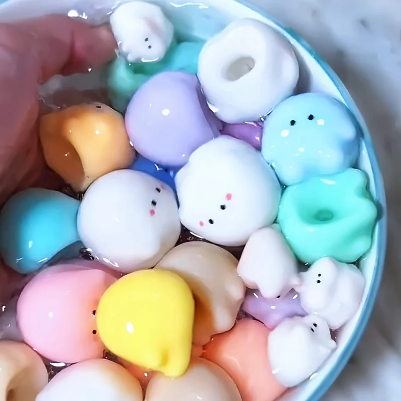 

1/5pcs Kawaii Taba Squshy Animal Mini Mochi DIY Healing Ball Elf Doll Squeeze Party Gift Birthday Stress Relief Toy Ornaments