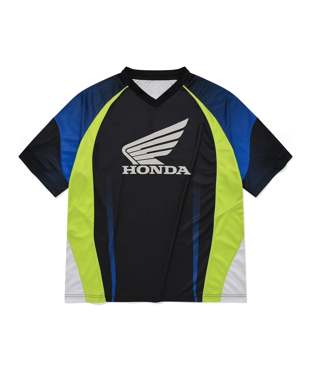 New Motorcycle Off-Road Short Sleeved T-Shirt Summer Oversized Breathable Quick Drying Racing Jersey For Adults ﻿