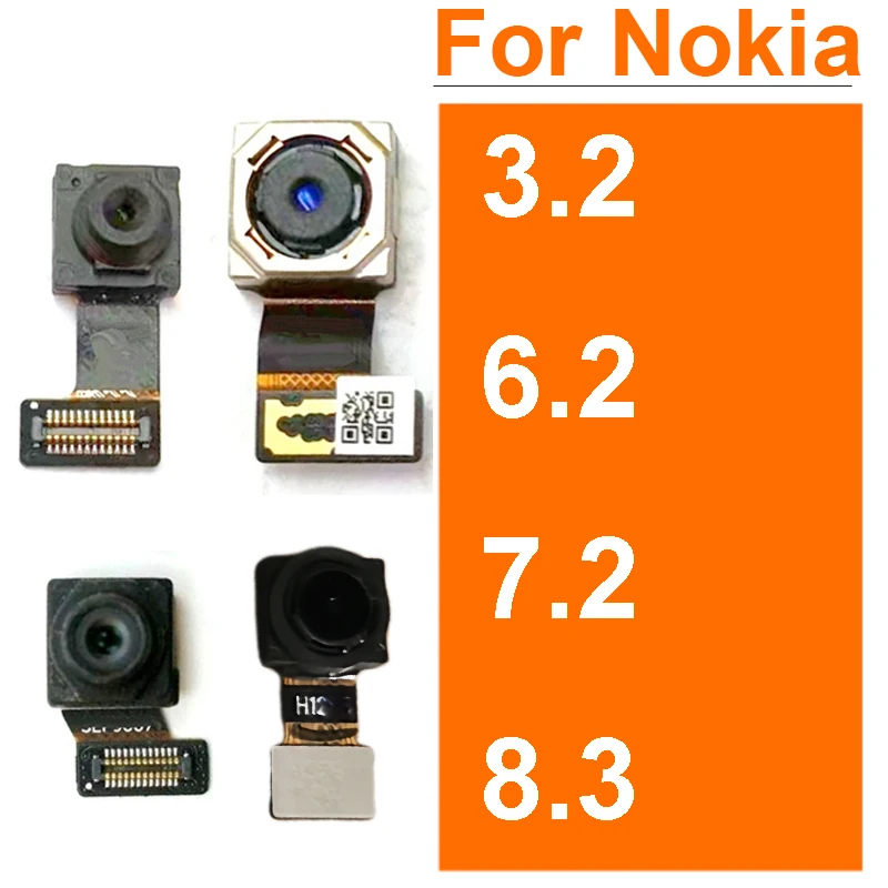 

Фронтальная камера для Nokia 3.2, 6.2, 7.2, 8.3, маленький модуль фронтальной камеры, гибкий кабель, запасные части, аксессуары