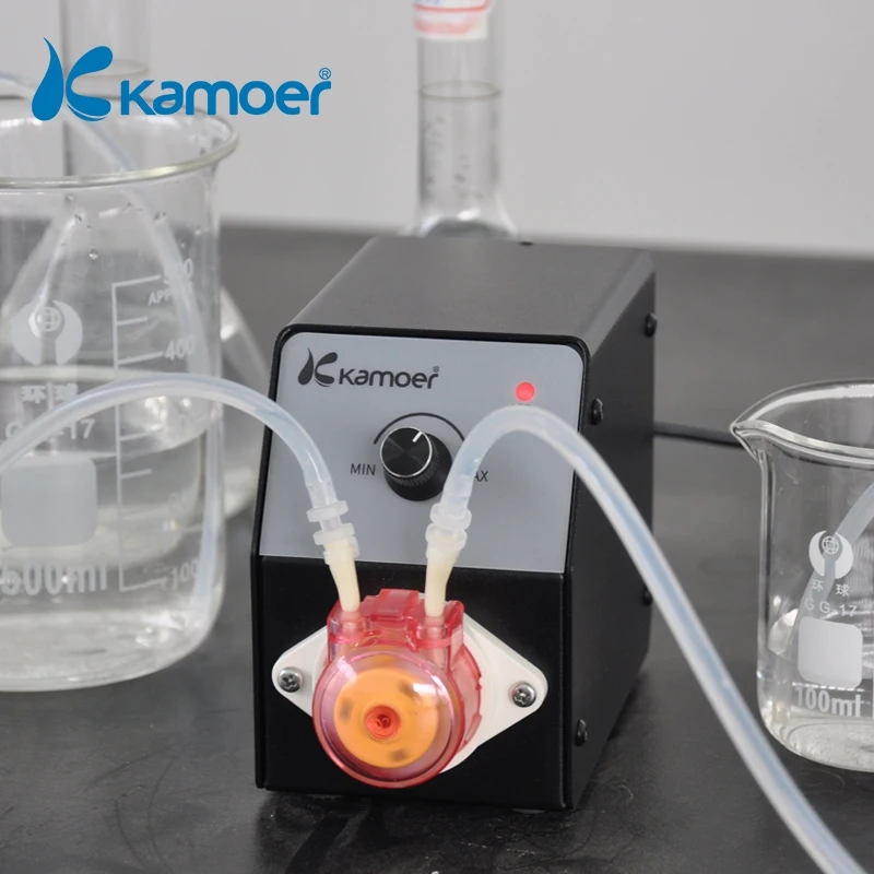 Bomba peristáltica Kamoer KCP2-KFS, bomba de agua de circulación pequeña automática, bomba dosificadora de clorato de potasio y ácido fotalico