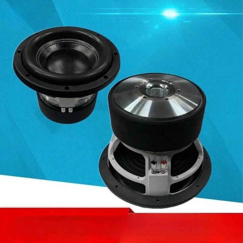 1pcs 10 inch 1200W double voice coil high power speaker 3 magnetic 75 core heavy woofer
