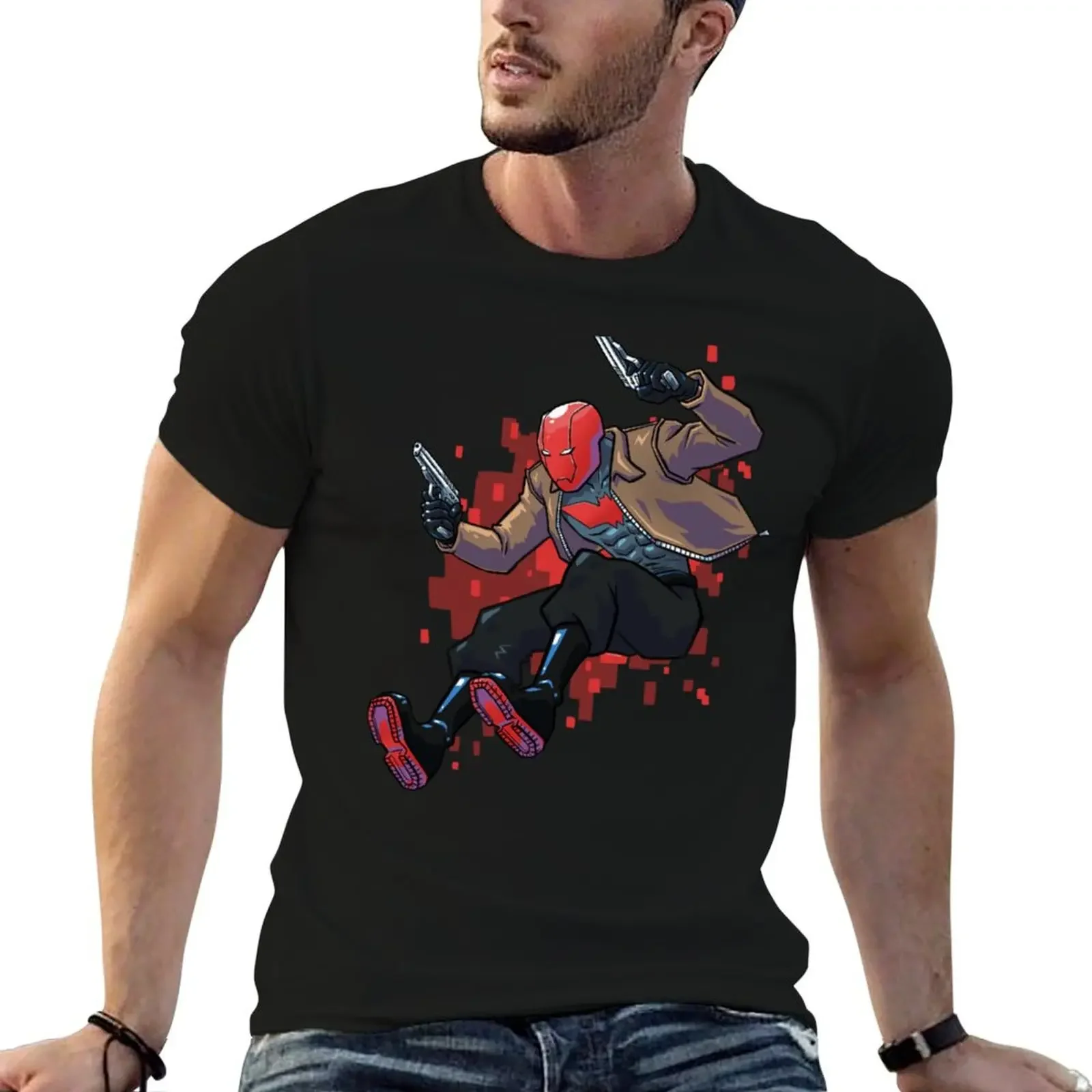 Under the Red Hood Relaxed Fit T-Shirt funny shirt cotton vintage t shirts street wear black t shirts for men