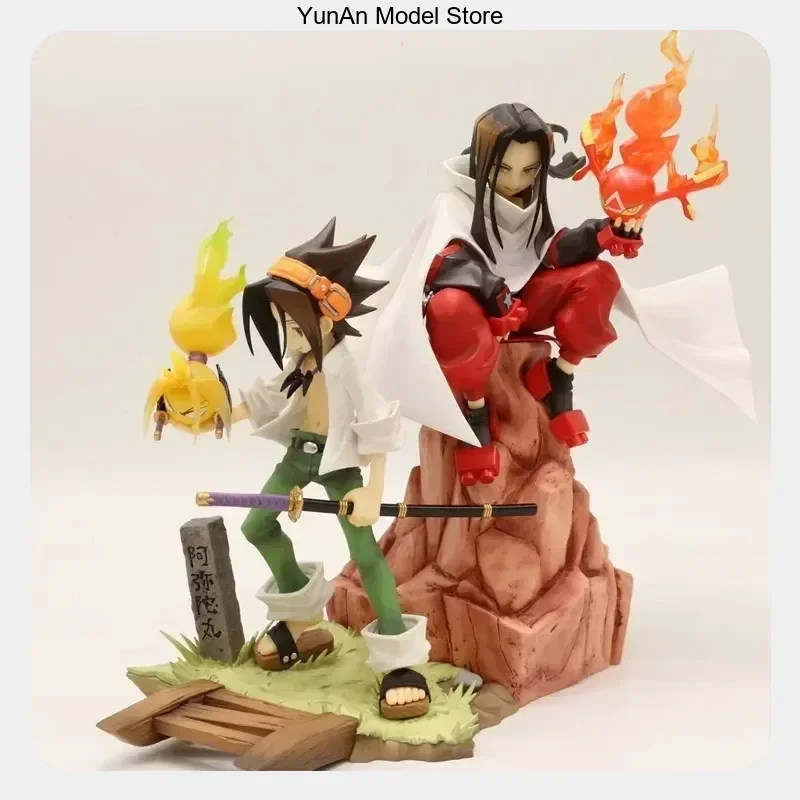 

Anime Figure Statue Model Collection Desktop Decoration Gift 18-20cm Shaman King Hao Asakura & Yoh Asakura