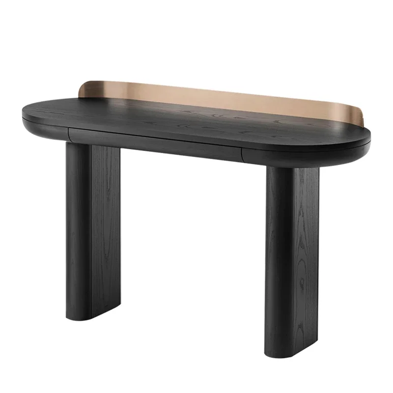 Nordic Style Casual Modern Desk Creative Oval