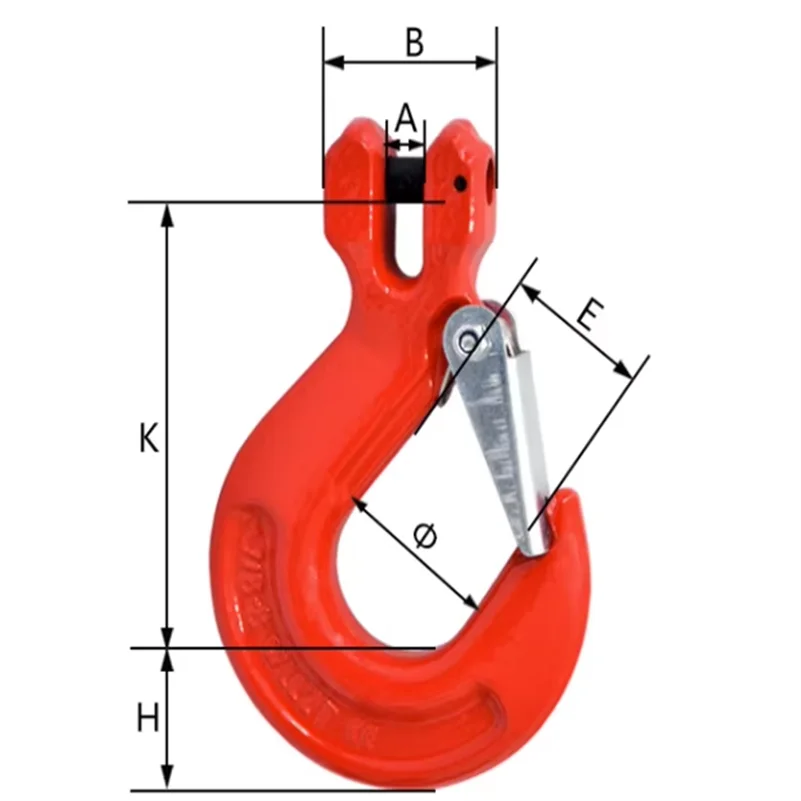 

Ram's Horn Lifting Tool Crane Hook For Lifting Moving Helpers Load 1.12T 1T 2T 3.2T