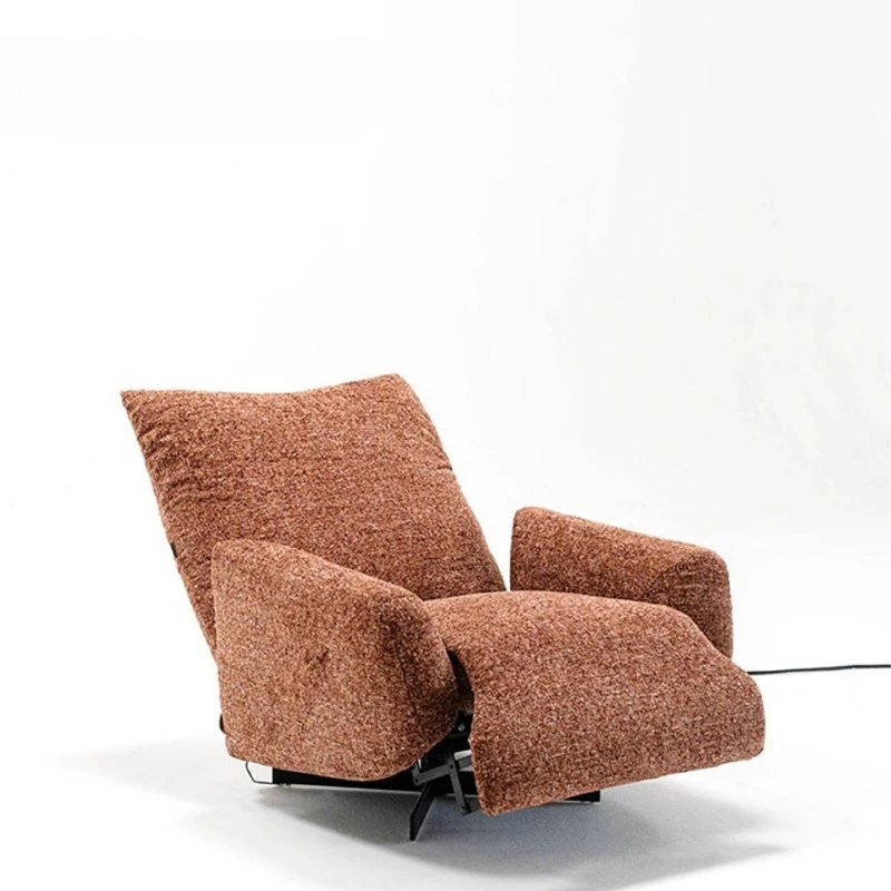

Living room leisure chair, cotton and linen small apartment single chair, electric fabric sofa chair