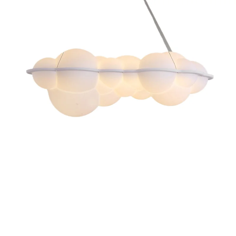 Nordic postmodern designer personalized acrylic, suspended clouds art project chandelier restaurant hotel lobby light