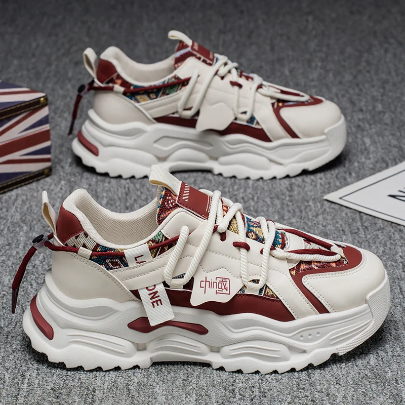 

Men's Shoes 2025 New Autumn Trendy Brand Torre Men's Thick Sole Increased Casual Flow Reflective Sports Running Trendy Shoes