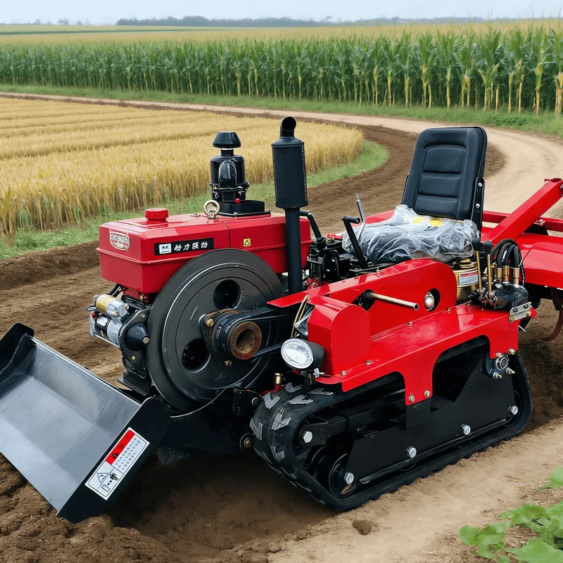 

Многофункциональный сельскохозяйственный культиватор-трактор на гусеничном ходу с дизельным двигателем 35 л.с. (индивидуальная комплектация)