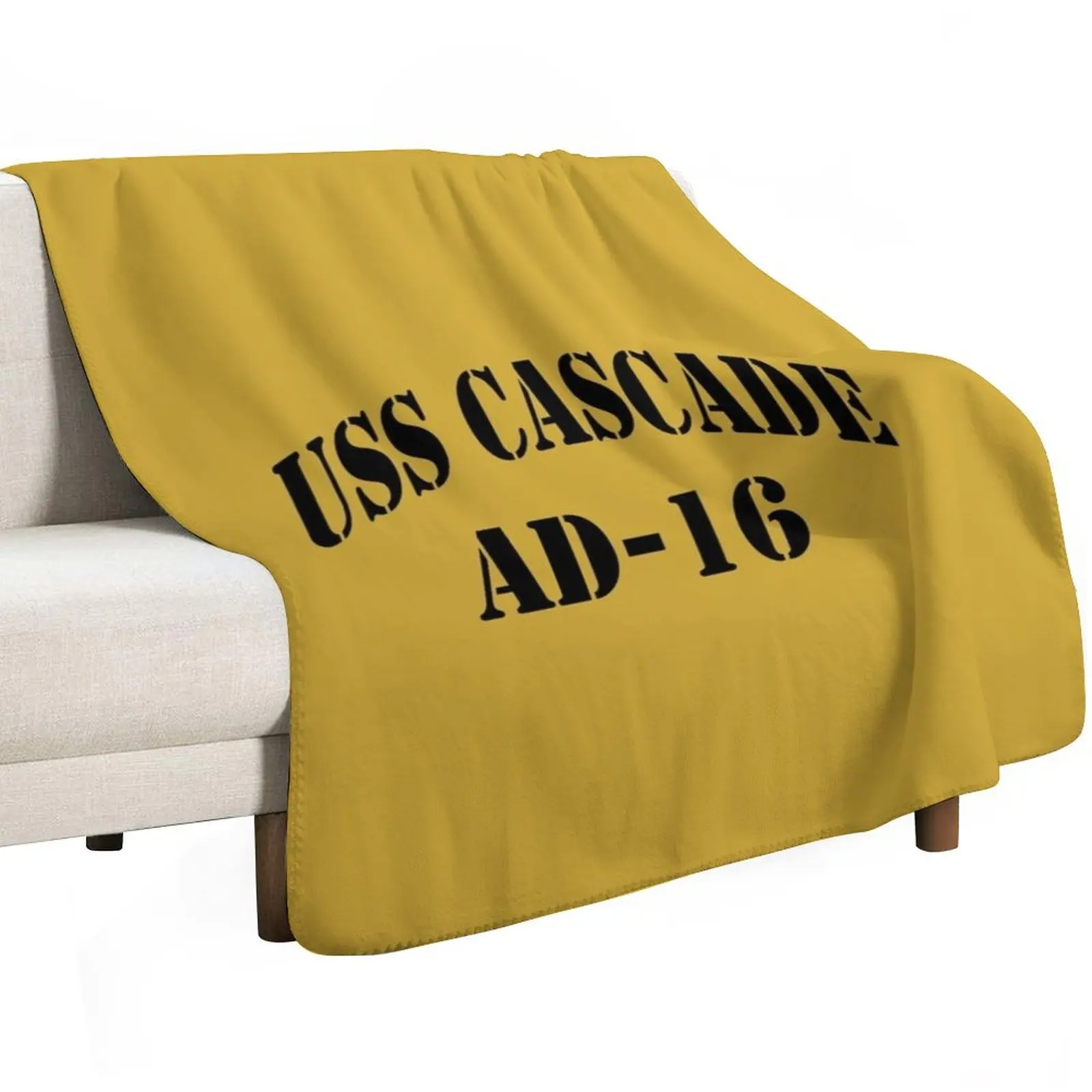 USS CASCADE (AD-16) SHIP'S STORE Throw Blanket Retros Custom Bed Fashionable Comforter Blankets
