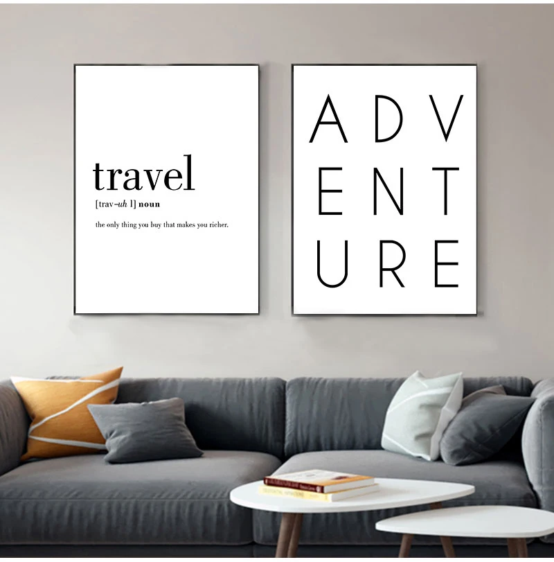 AIRPORT BOARD Destination Board Travel Board Quote Print Art Canvas Poster for Living Room Decoration Home Wall Decor Picture