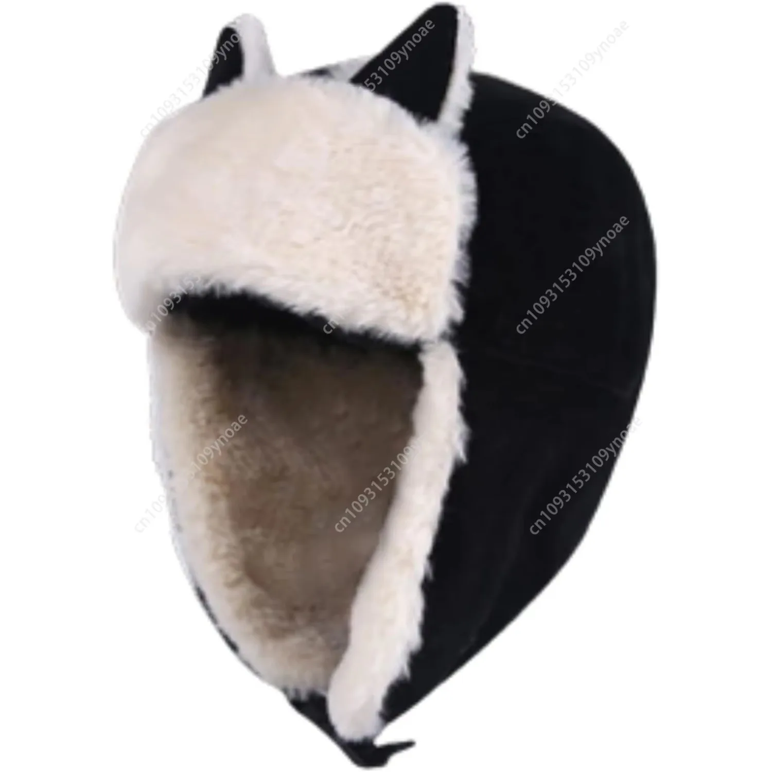 Winter Lovely Cat Ear Hats Fashion Trooper Aviator Earflap Cap Man Women Outdoor Ski Hat Buckle Closure Unisex Fit Adjustable