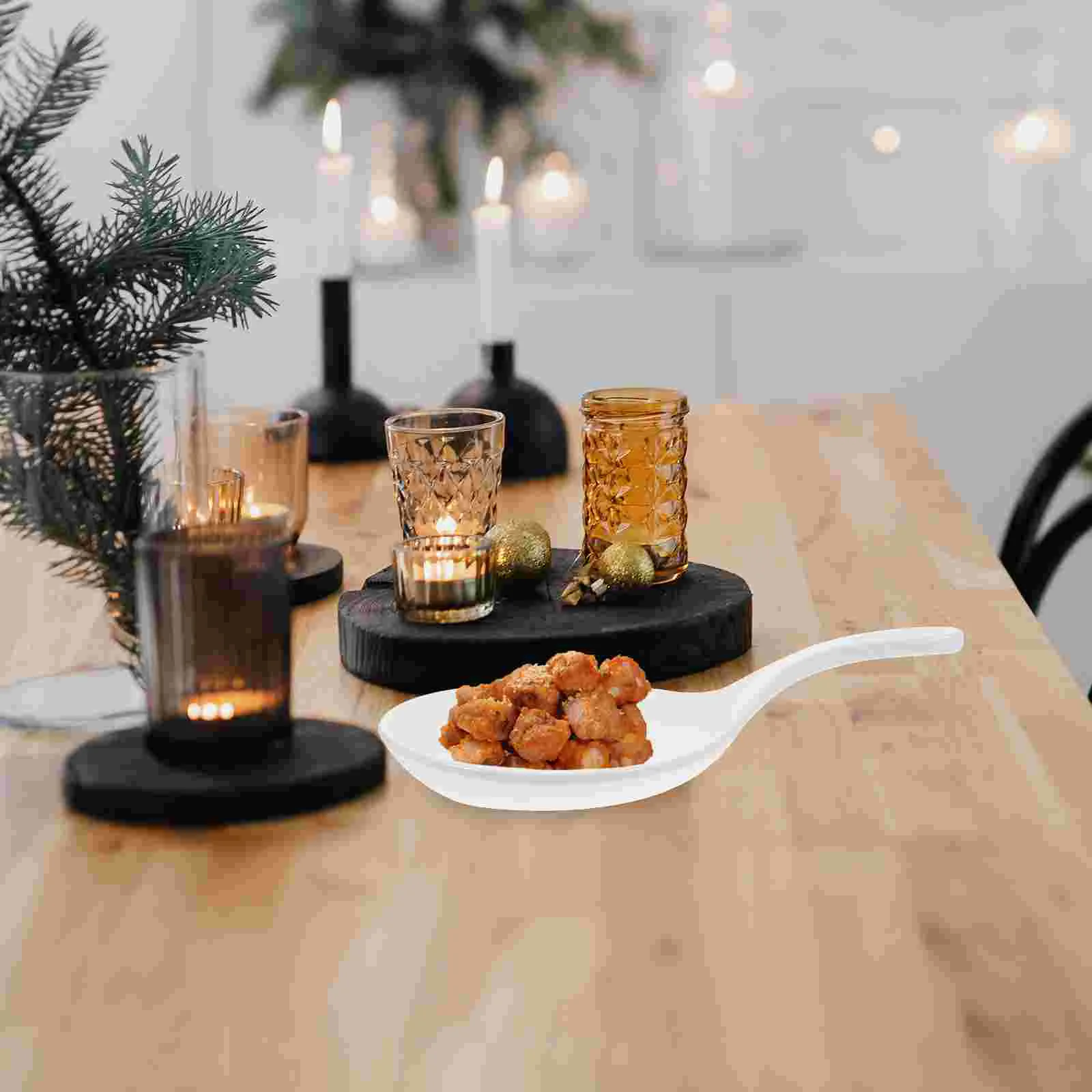 2 Pcs Casserole Plate Baking Dish Small Handle Board Appetizer Plates Melamine Fettuccine Pasta