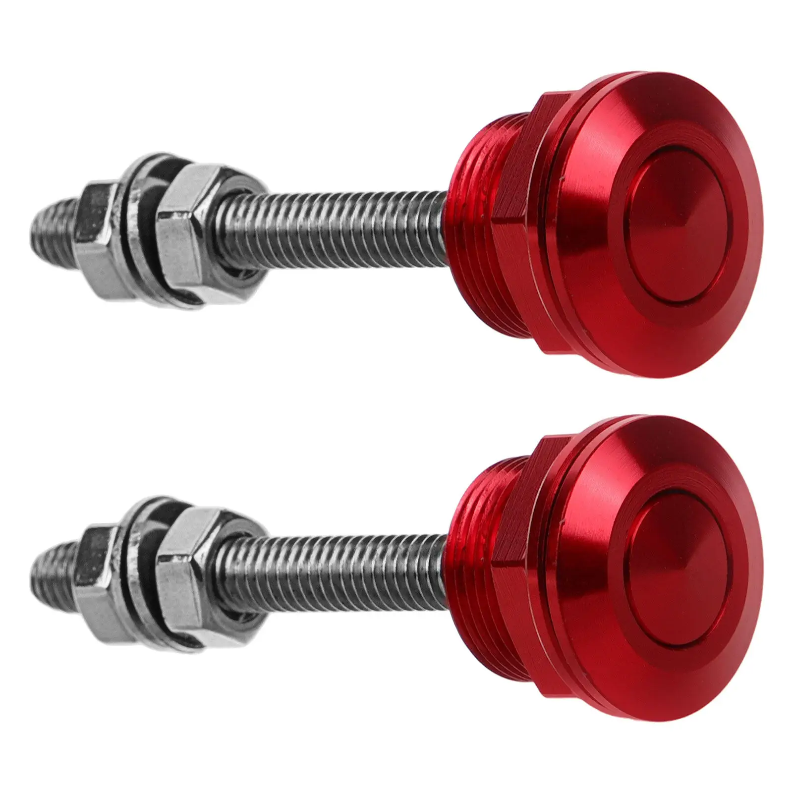 

2Pcs Hood Lock Screws Quick Release Push Button Latch for Vehicle Bonnet Car Engine Cover Lock Quick Release Bumper Hood Pins