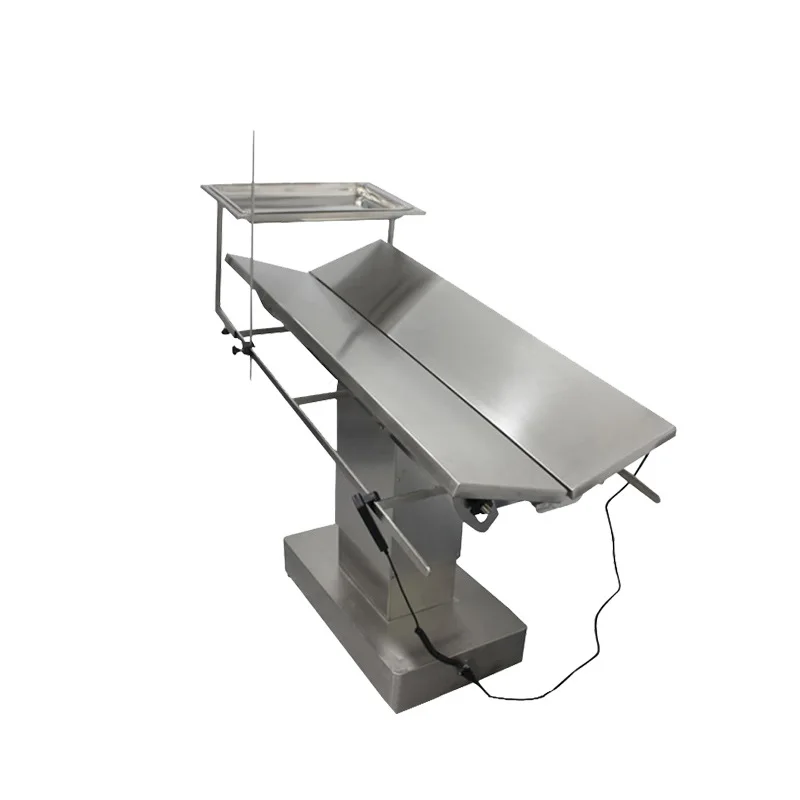 Pet Hospital Constant Temperature Veterinary 304 Stainless Steel Surgical Operating Table Electric Lifting Treatment