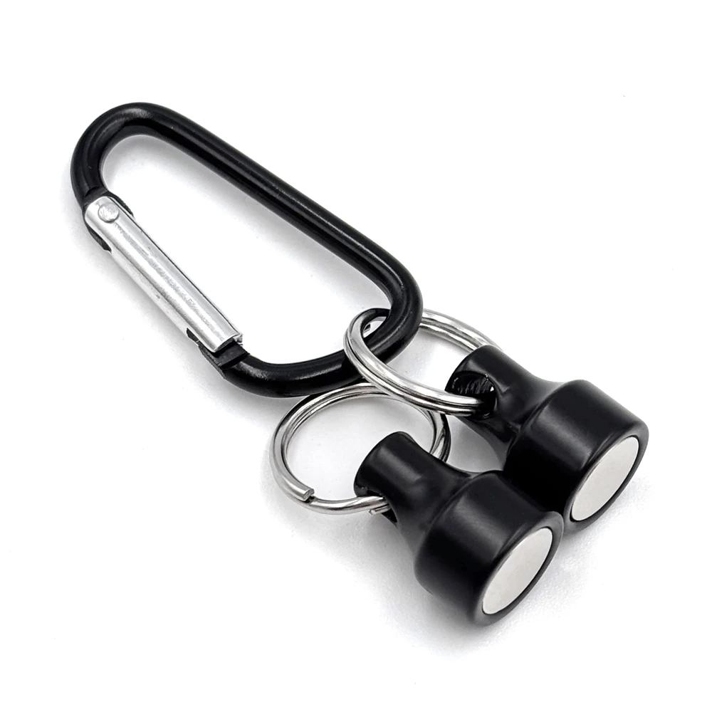 Herramienta magnética para Pesca de carpa, soporte de liberación, Retractor de Pesca con mosca, Clip de liberación de red con llavero, mosquetón, Clip de Pesca