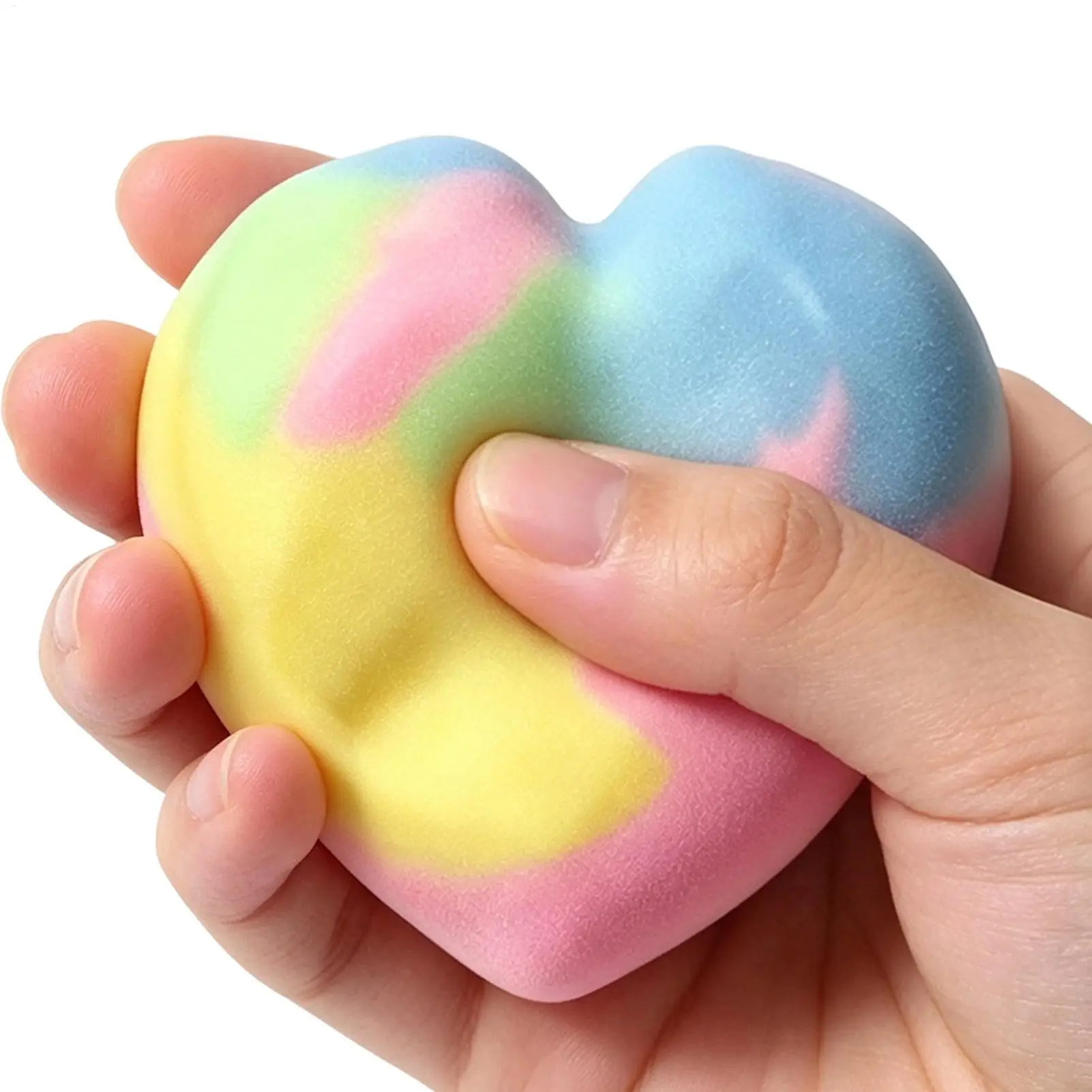 Chocolate Wax Cracking Dreamy Macaron Color Heart Cat Paw Sensory Toy Fidget Ball ASMR Crunchy Handmade Gift Squeeze Toys