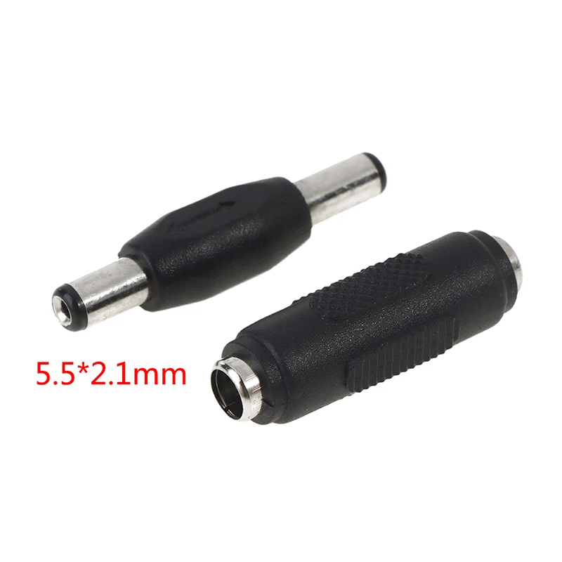 1 szt. DC 5,5*2,1 mm podwójne złącze męskie na męskie gniazdo żeńskie na żeńskie złącze wtykowe Adapter jack