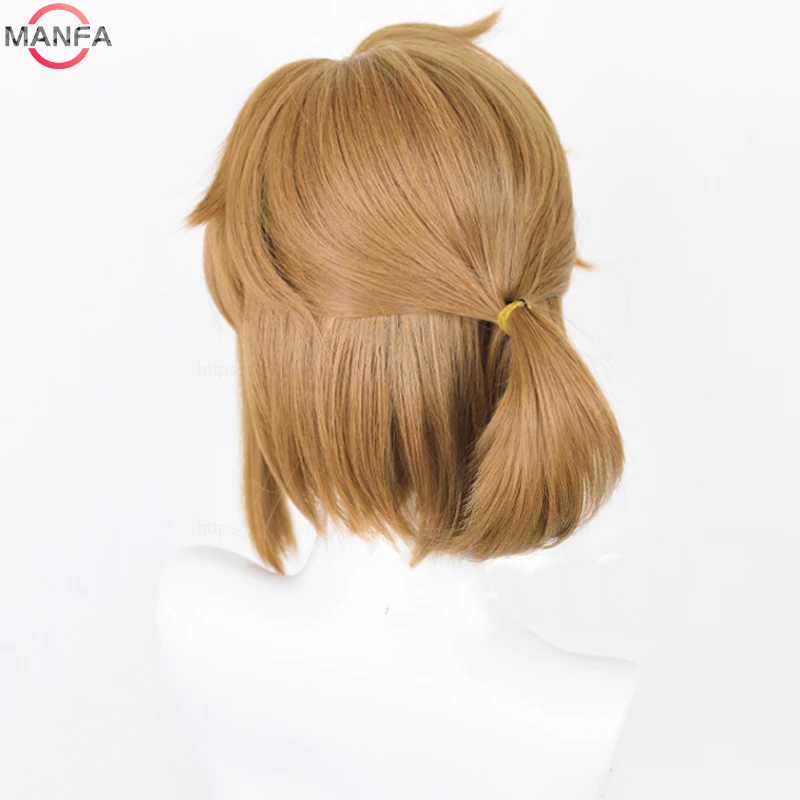High Quality Link Wig Cosplay  Blonde Brown Wig Cosplay Anime Wigs Heat Resistant Synthetic Wigs Halloween Wigs