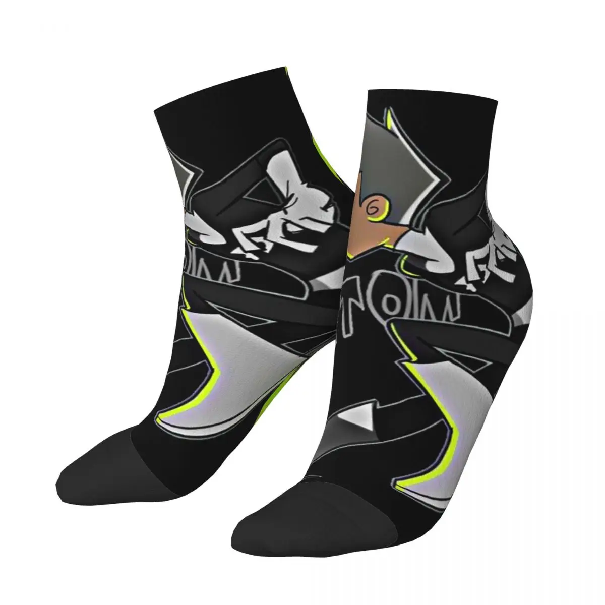 Danny Phantom Socks Harajuku High Quality Stockings All Season Socks Accessories for Unisex Christmas Gifts