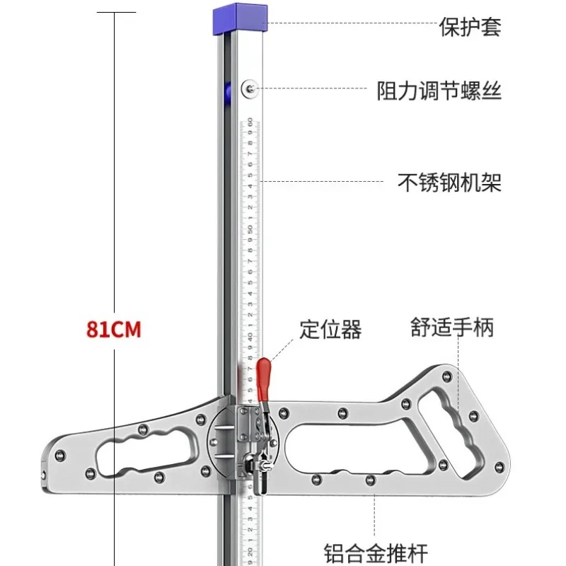 Gypsum board artifact, woodworking cutting cut, gypsum board special push knife, cutting board dust-free cutting machine