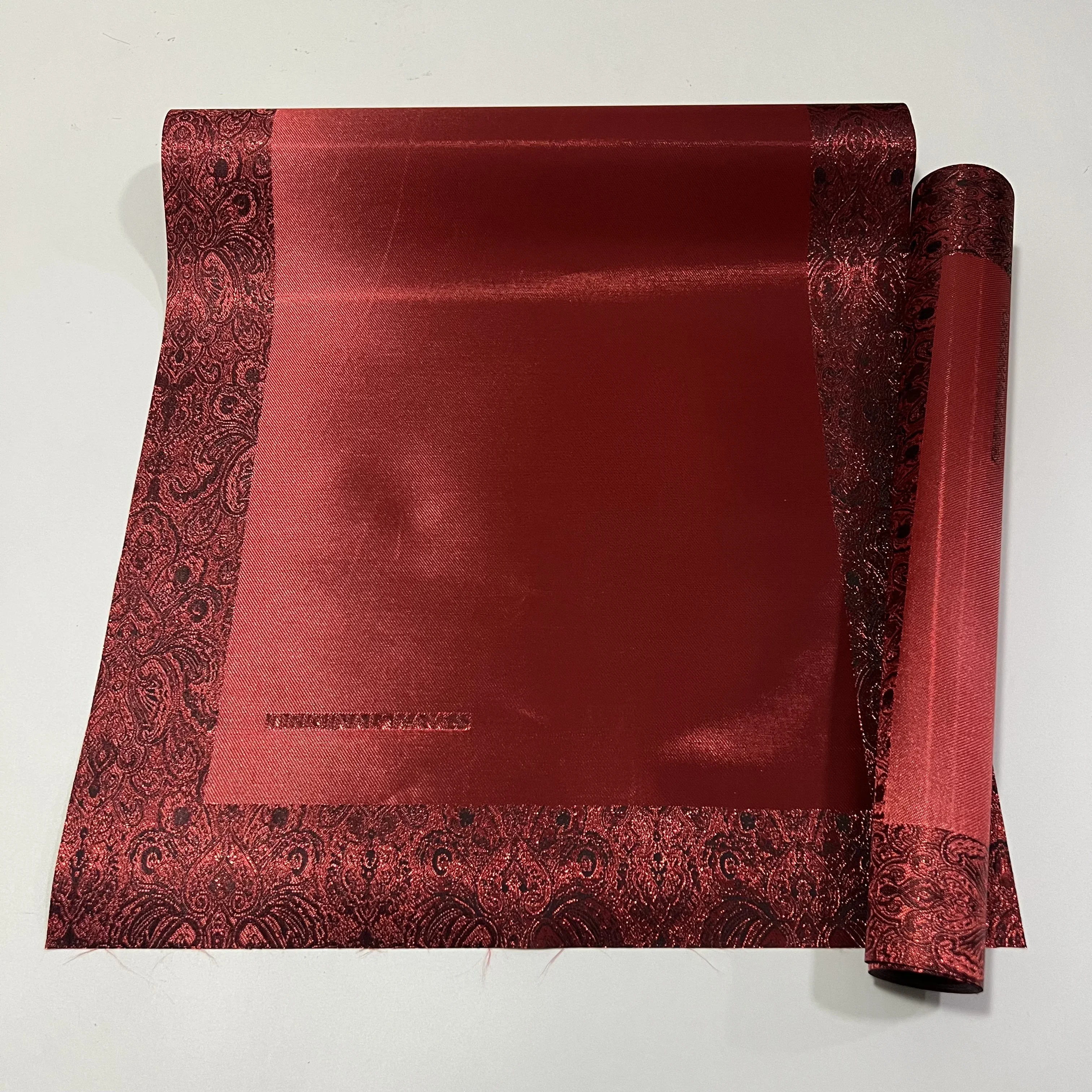 

Новый африканский материал Sego Gele, оригинальный головной убор, ткань для шляпы, 3D принт, вышивка, лучшее качество, красный для свадьбы, 2 шт./пакет