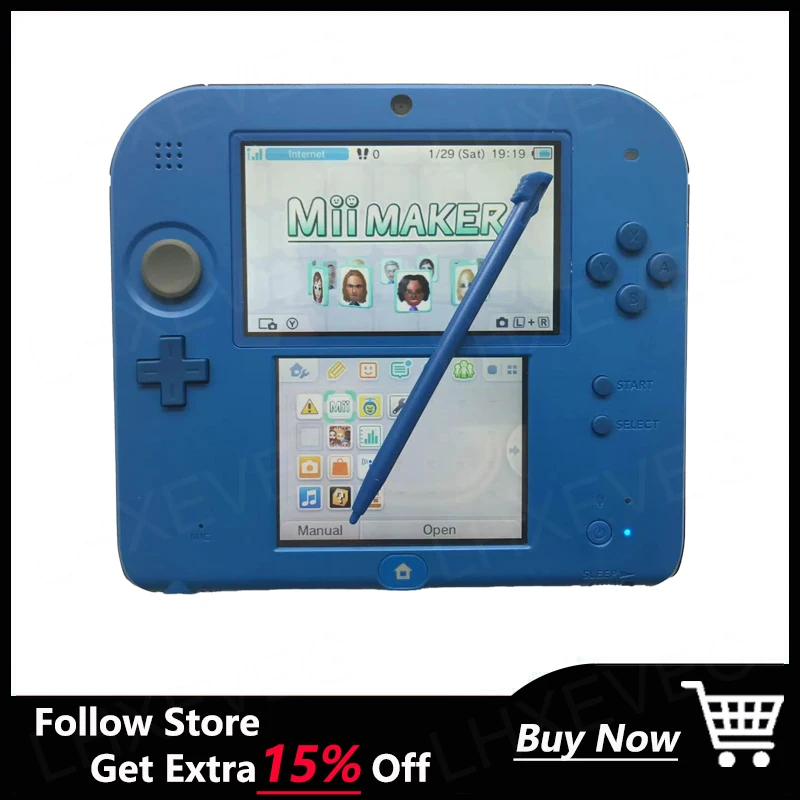 100%Original 2DS Handheld Game Console For 2DS Nostalgia Retro Game Console