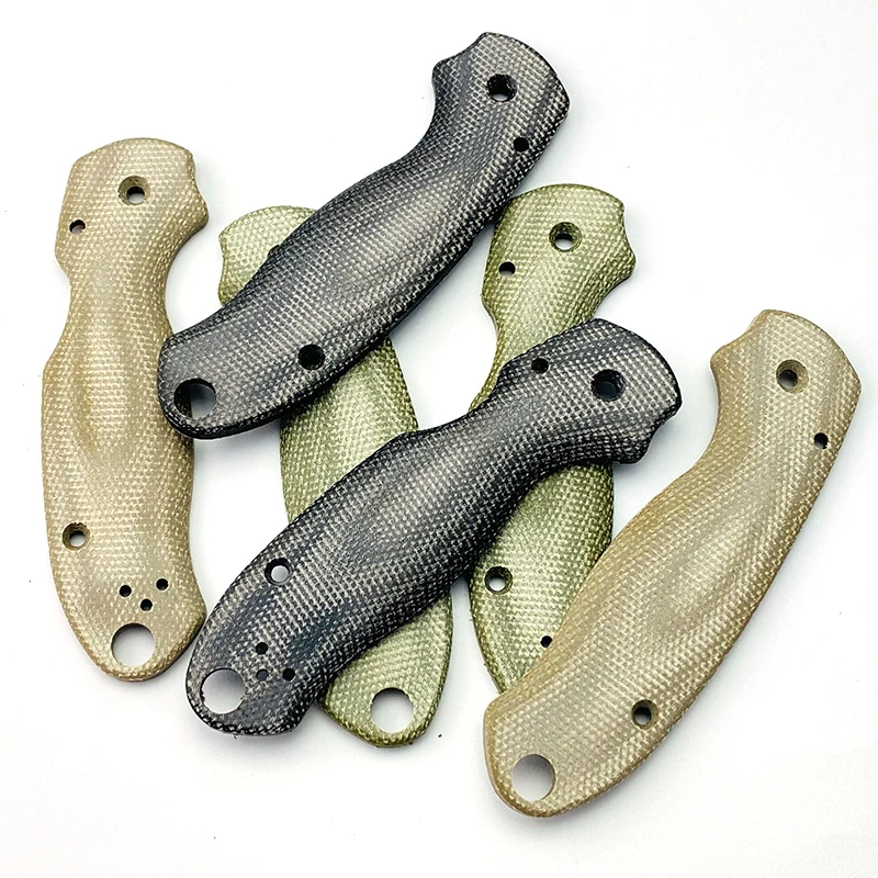 Custom Micarta handles For Spyderco Para 3
