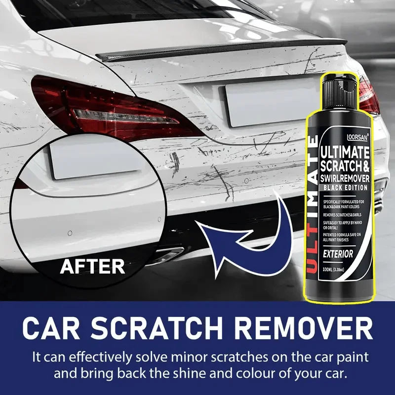 Car scratch remover, paint care tool, scratch repair and polishing, body grinding anti-scratch wax, suitable for all color model